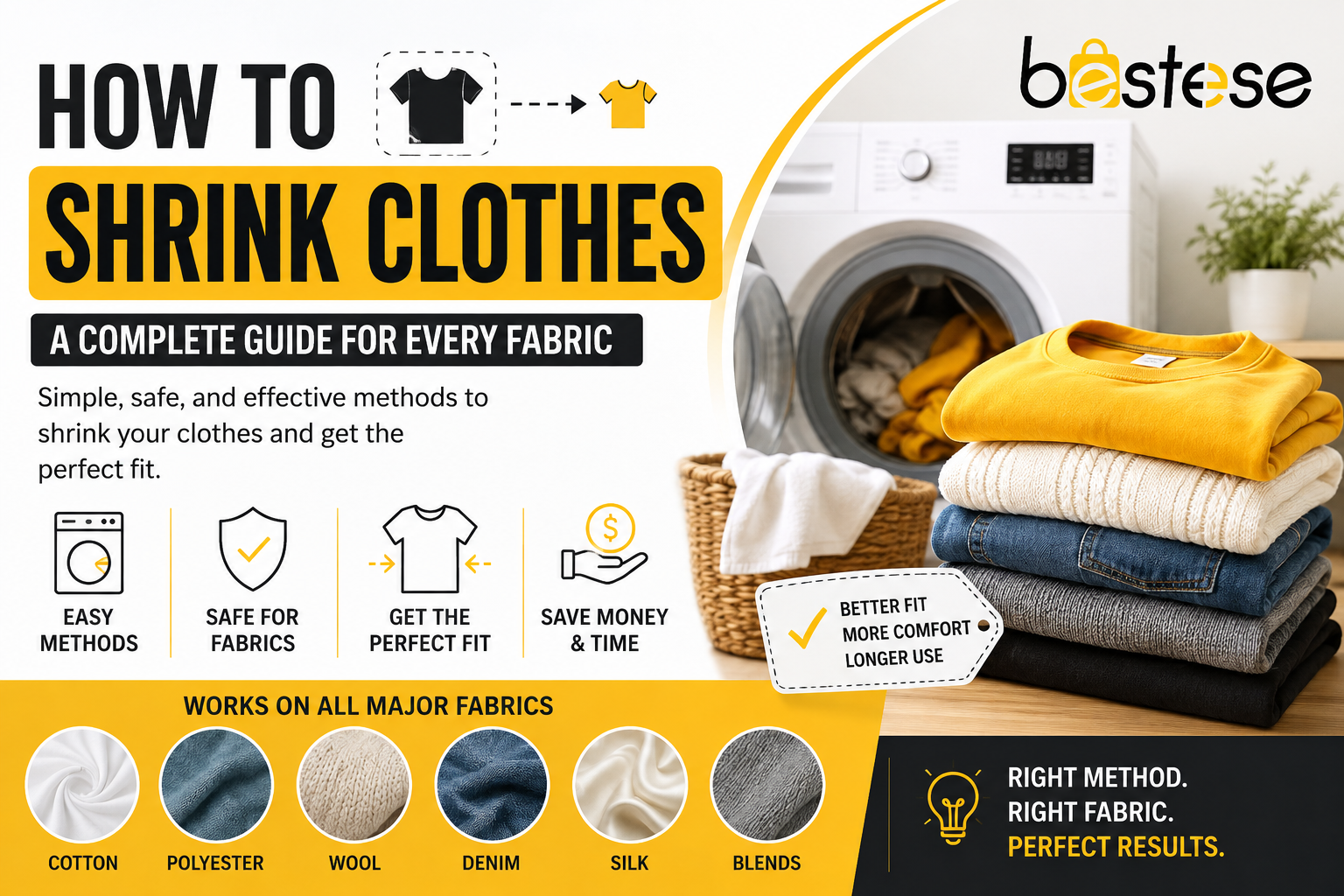 How to Shrink Clothes: A Complete Guide for Every Fabric